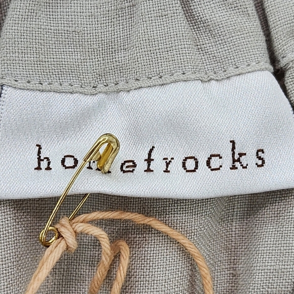 Homefrocks Women's Vintage 100% Linen Ruched Maxi Skirt Lagenlook- S - Picture 3 of 7